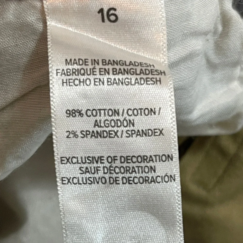 Lucky Brand Boys Authentic Skinny Stretch Khaki Tan Pants Size 16